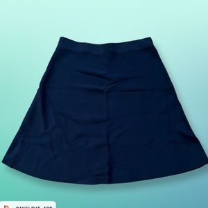 Blue Flowy Mini Skirt